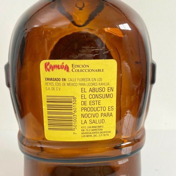 Kahlua Coffee Liqueur Heritage Edition Bottle - Empty - 980ml - Mexico Aztec - Picture 3 of 7